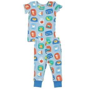 2-Piece Lounge Wear Set, Breakfast Club Patches