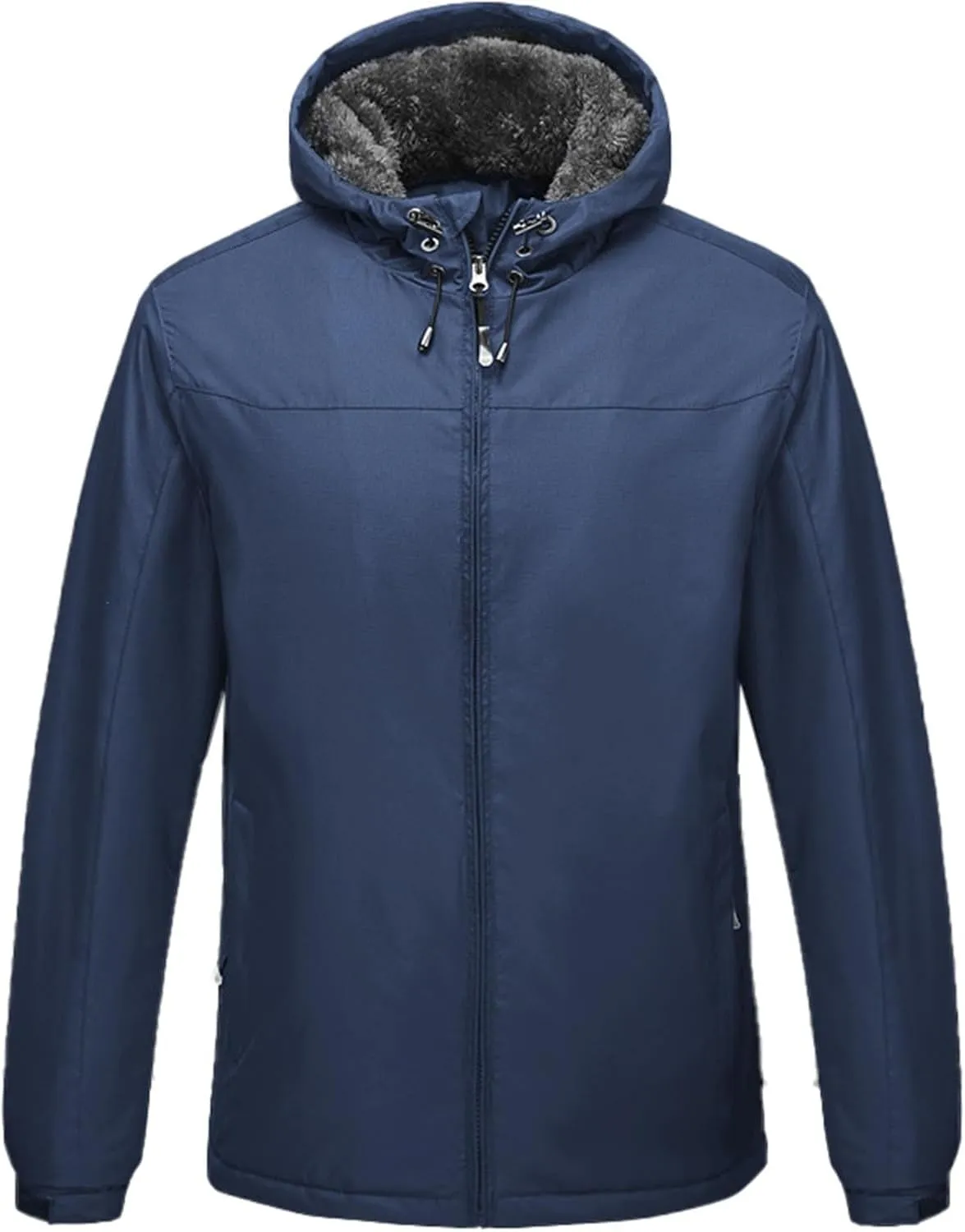 2024 Men's Lightweight Trench Coats Windproof proof Hooded Rain Jacket Outdoor Shell Windbreaker Jackets for Hiking Travel