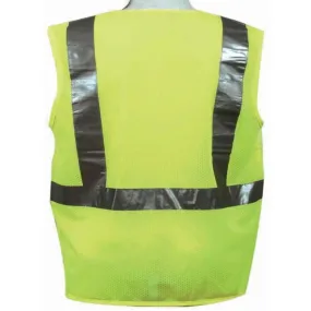 3A Safety - ANSI Certified Safety Vest - fabric front/mesh back