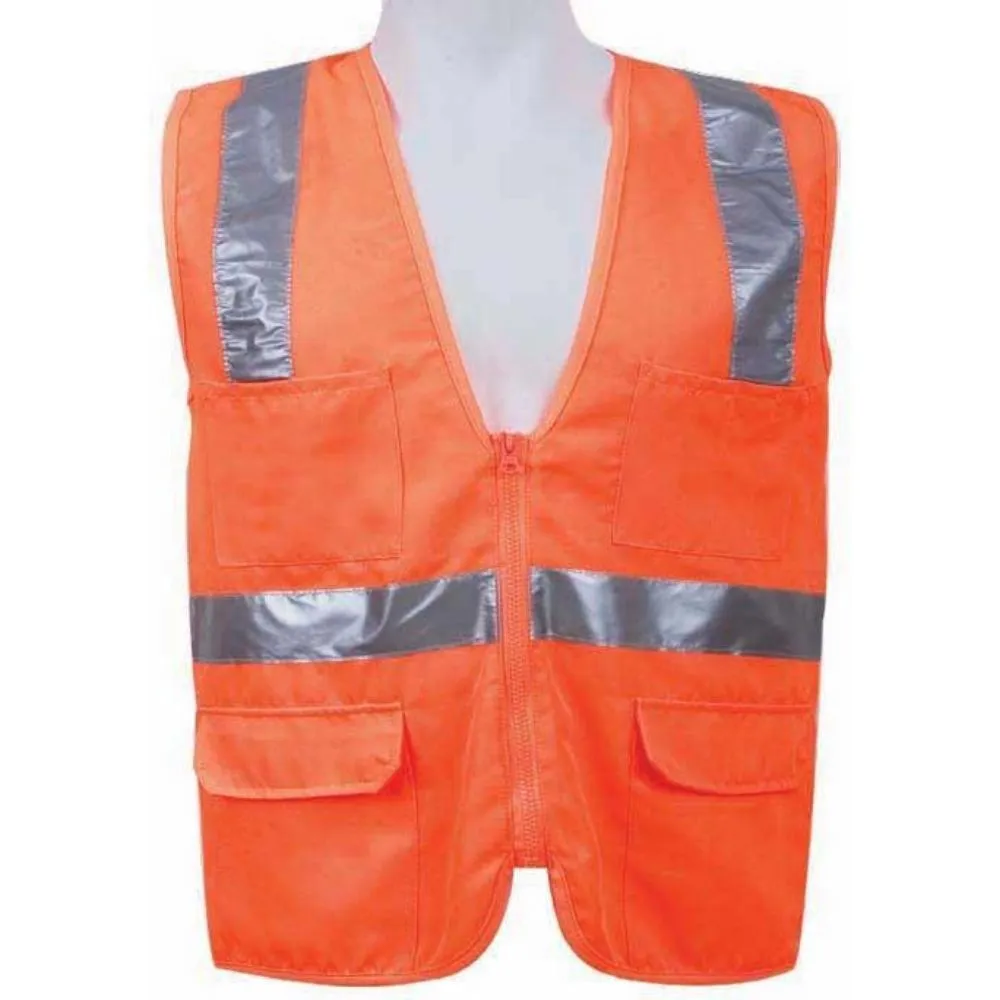 3A Safety - ANSI Certified Safety Vest - fabric front/mesh back