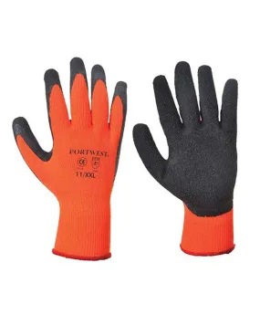 (6/Case) Portwest Orange Thermal Grip Glove
