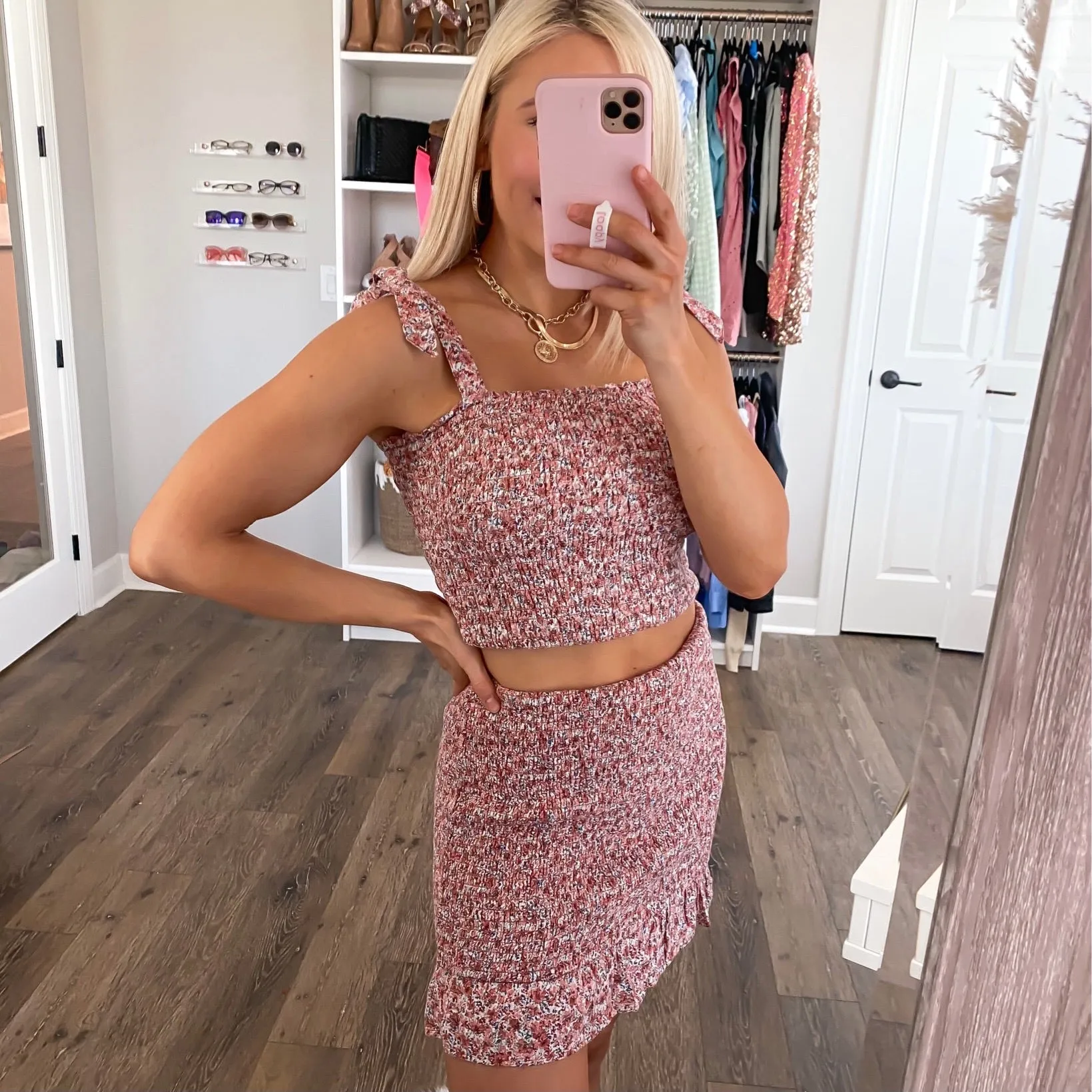 Abercrombie & Fitch Smocked Skirt NWT- Size S (We Have Matching Top!)