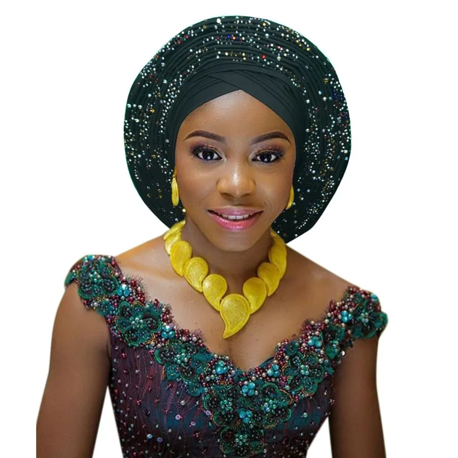 African headtie fashion head wraps african turban Nigerian headwear
