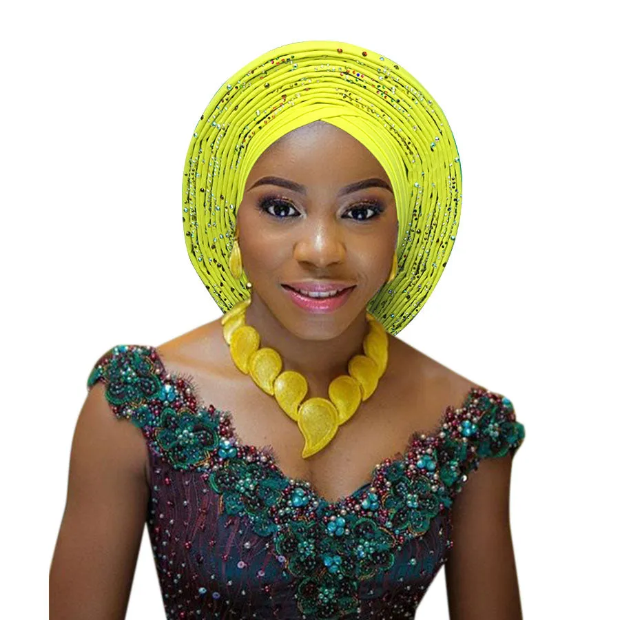 African headtie fashion head wraps african turban Nigerian headwear