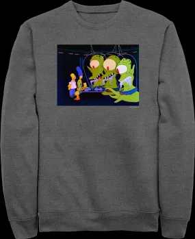 Aliens Simpsons Sweatshirt