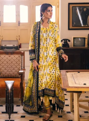 Ankahi by Al Zohaib Printed Cambric Unstitched 3 Piece Suit - 01