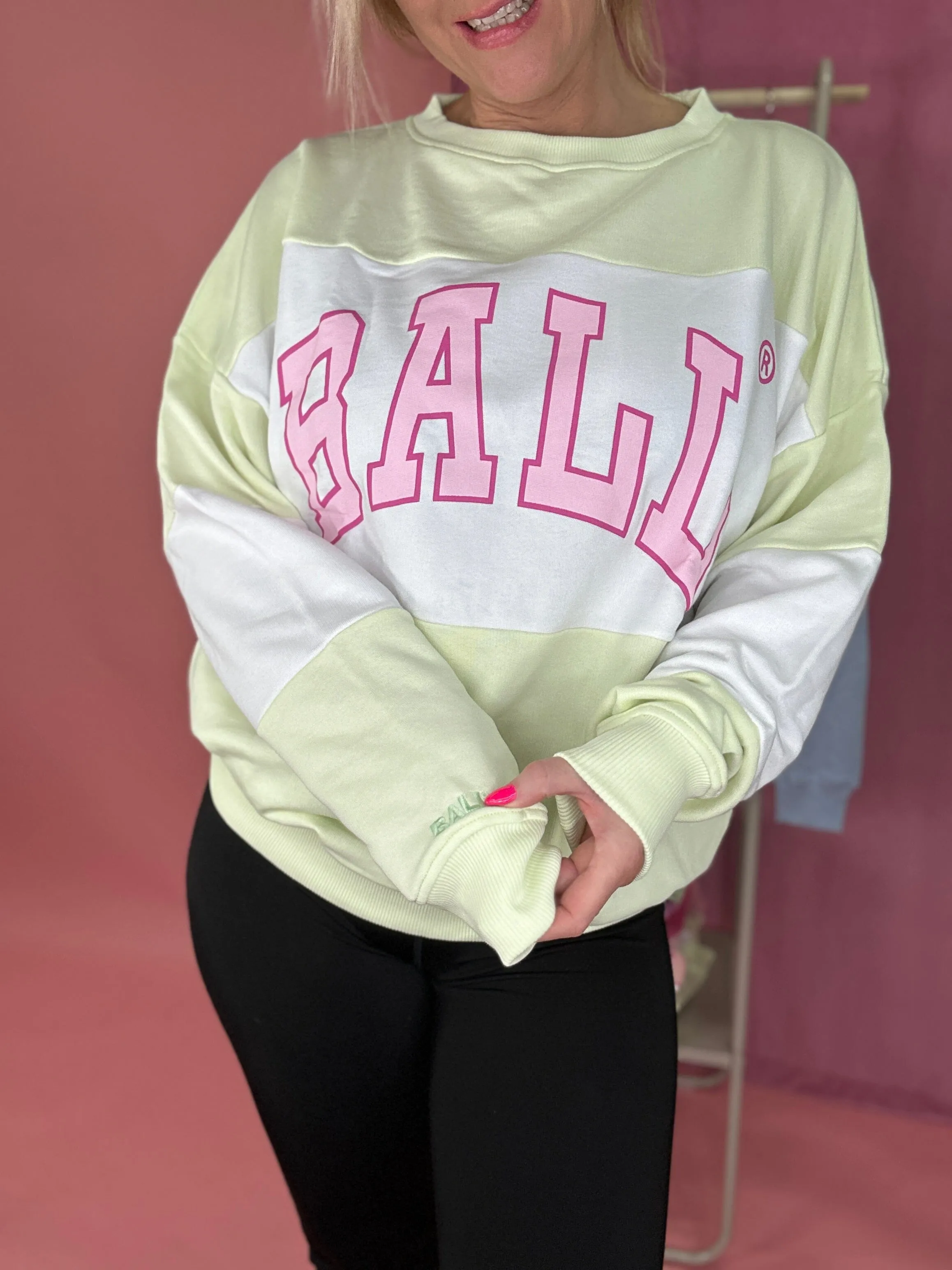 J. Robinson Lemonade Yellow Sweatshirt with Ball Design - 120721