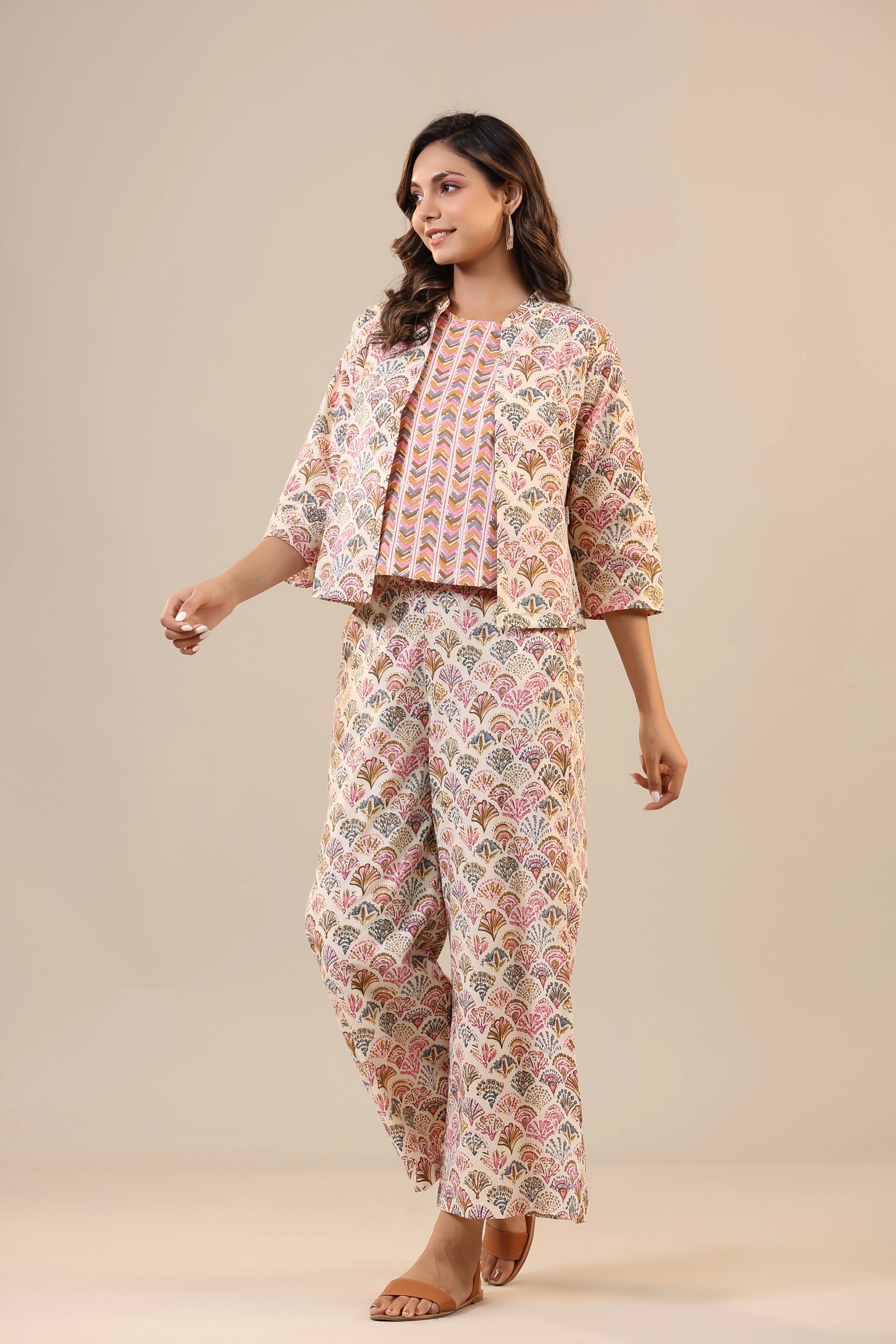 Bird of Paradise Cotton Three Piece Set