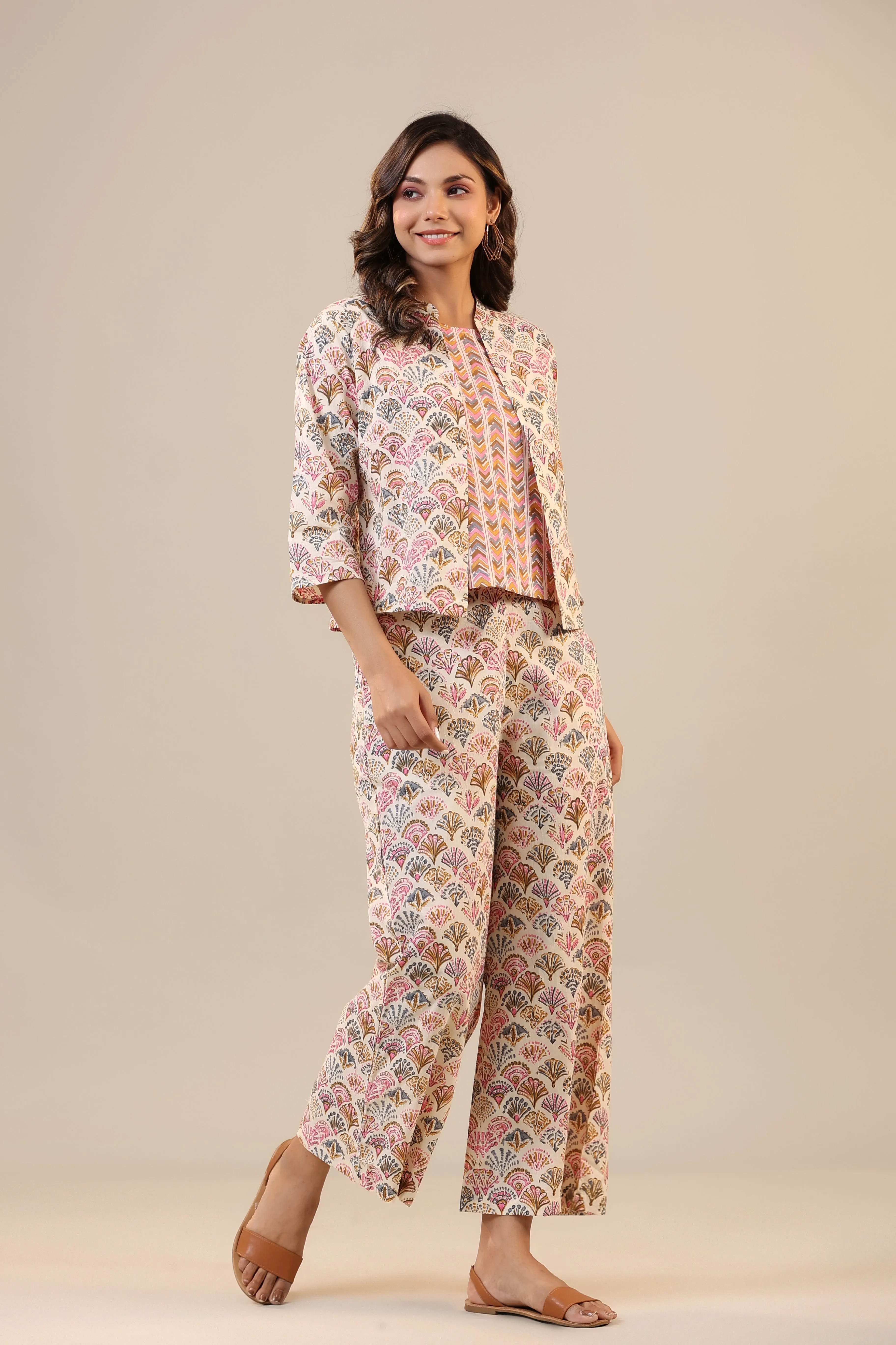 Bird of Paradise Cotton Three Piece Set