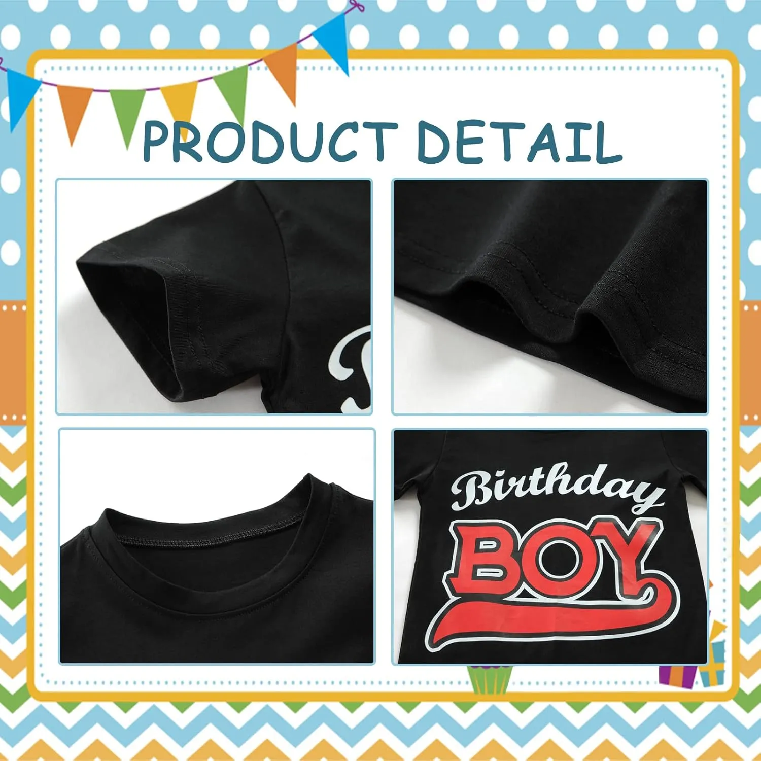 Birthday Boy Shirt for Toddler Boys Outfit 2t 3rd 4th 5 Year Old 6th Graphic Tee Kids Gift Crew Neck Short Sleeves T-Shirt