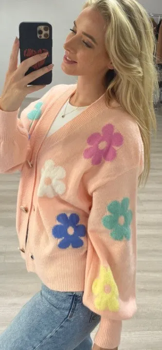 Bliss Cardigan Peach