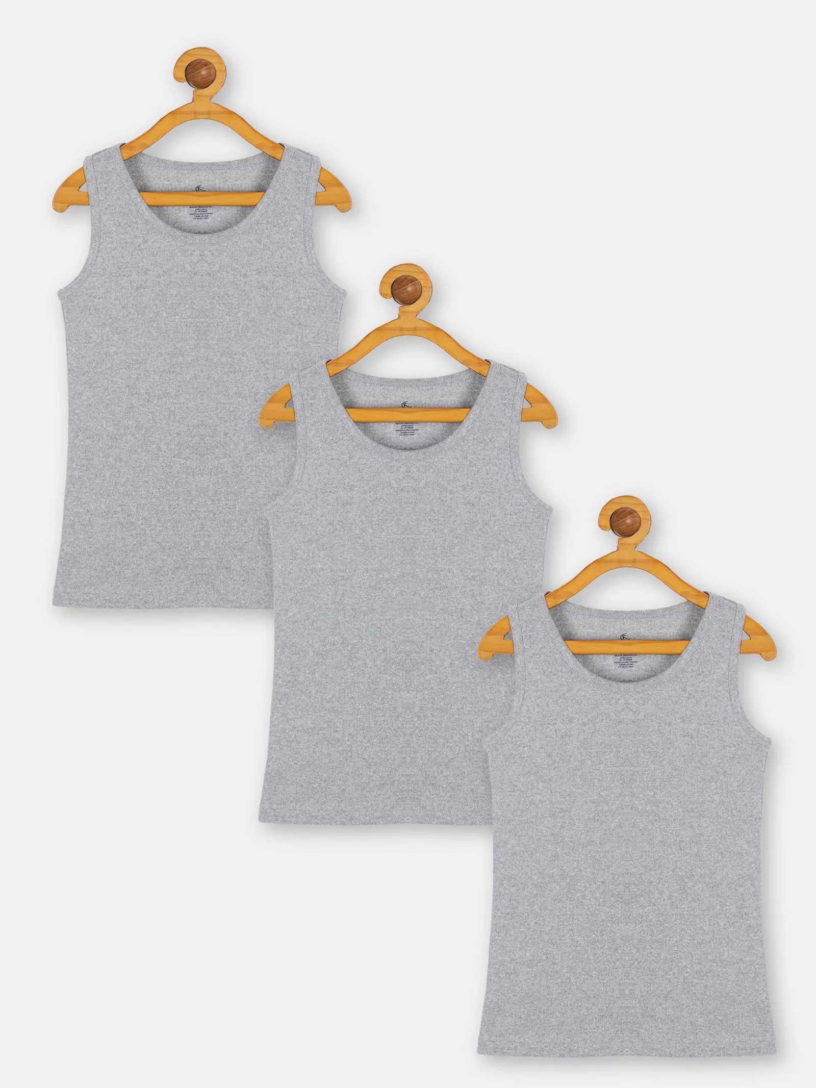 Boys Rib vest Pack of 3