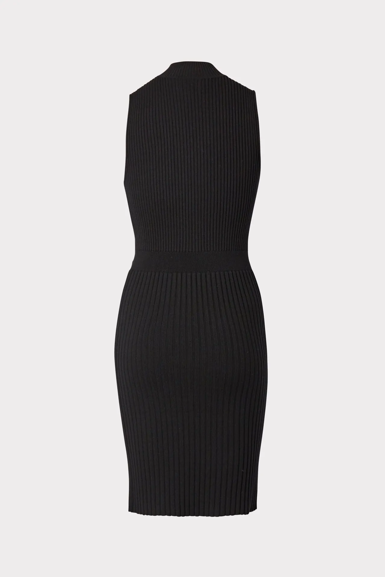 Chevron Rib Fitted Dress