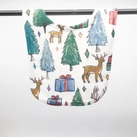 Christmas Deer Baby Bib