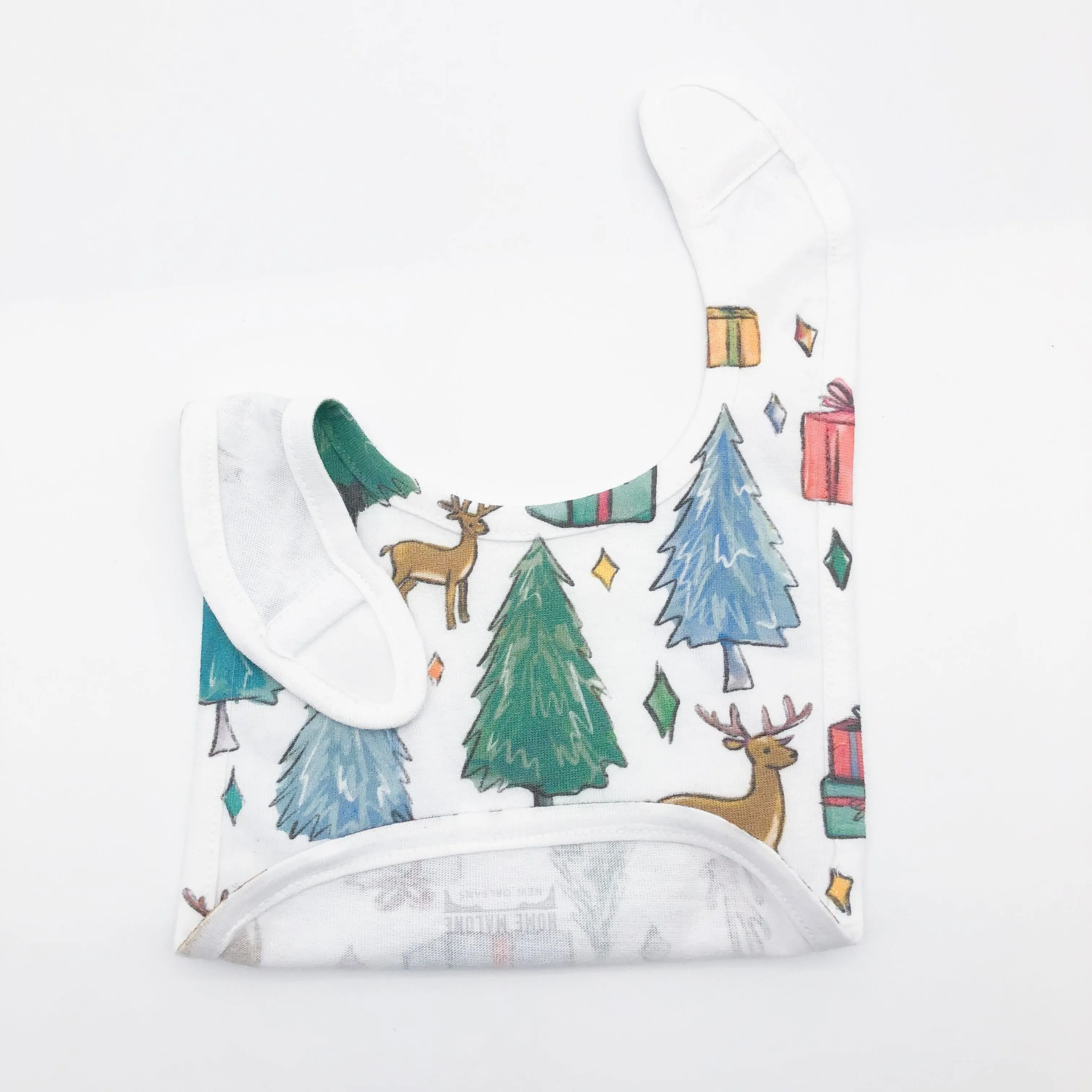 Christmas Deer Baby Bib