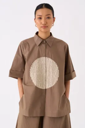 Circle Shirt Co ord Set of 2 Cedar