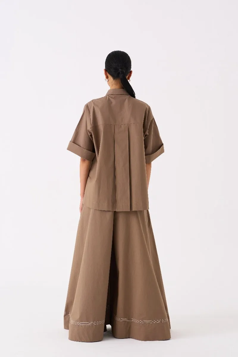 Circle Shirt Co ord Set of 2 Cedar
