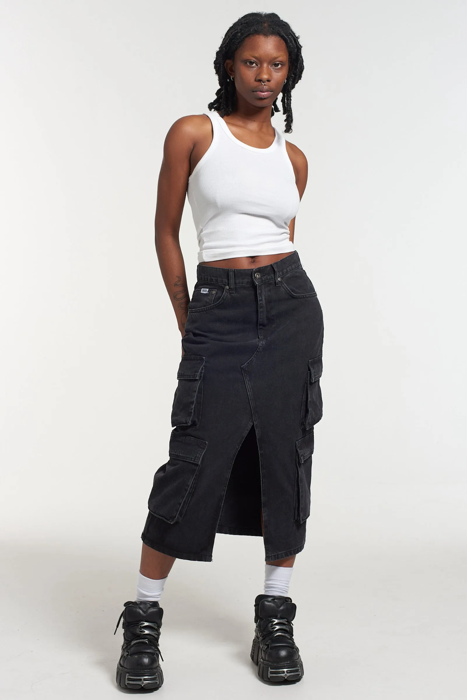 Combat Soda Skirt - Charcoal
