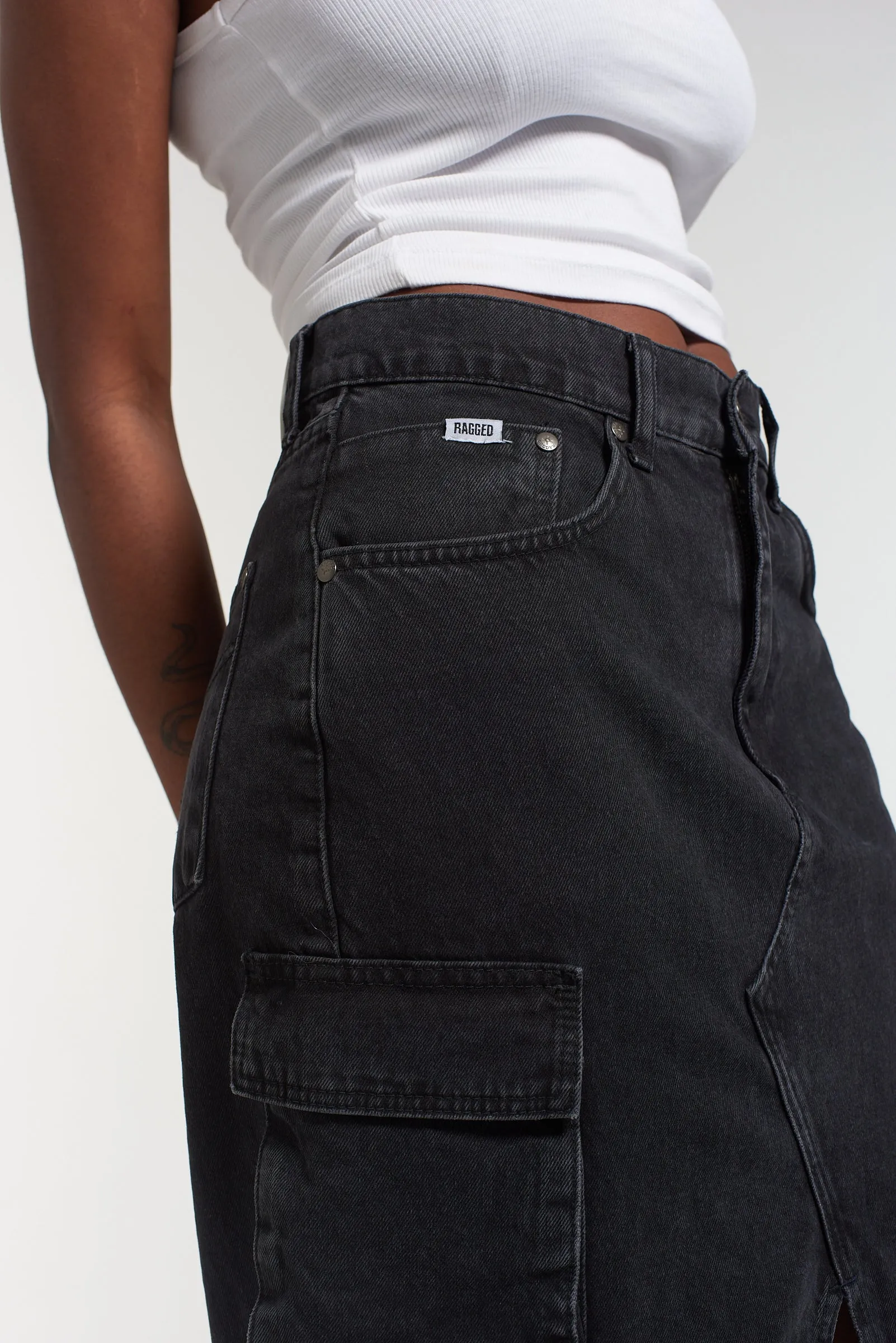 Combat Soda Skirt - Charcoal