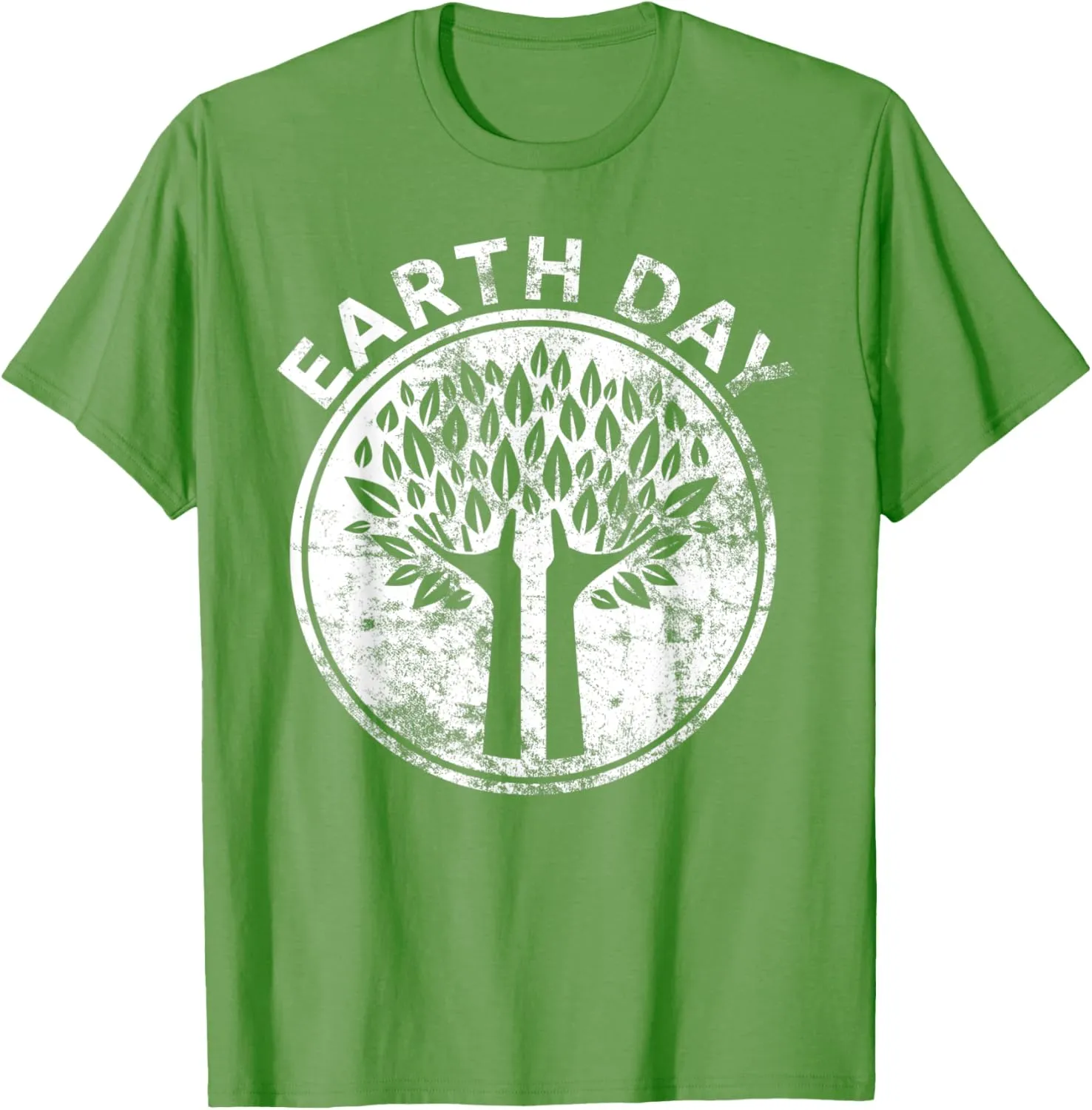 EARTH DAY T-SHIRT Hands Tree Lover Nature Planet Science