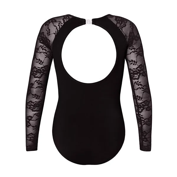 Energetiks Hailey Lace Leotard | Black | Child