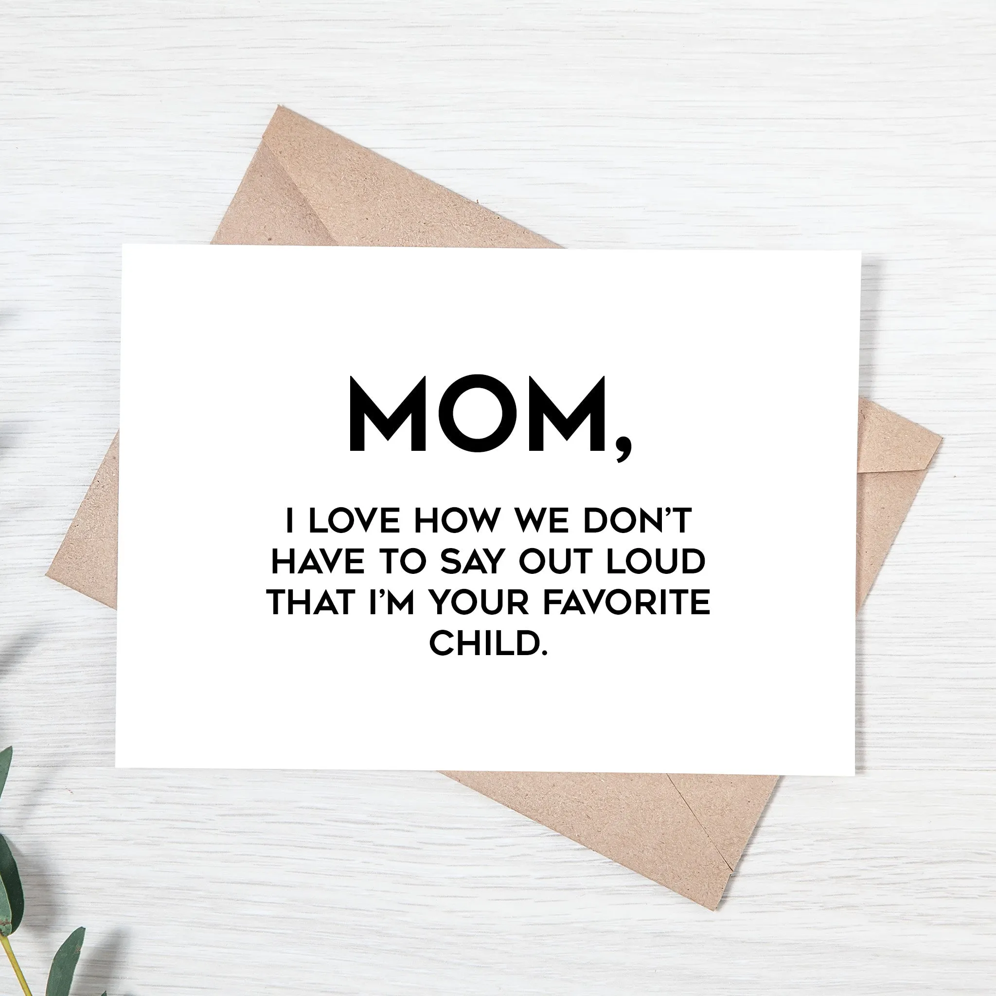 Favorite Child Card