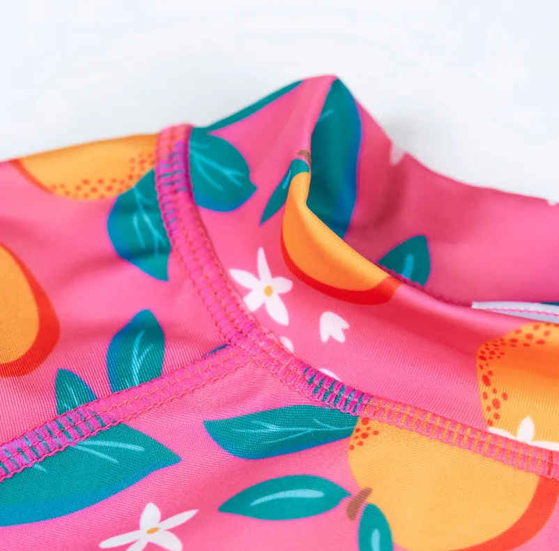Frugi Rachel Rash Vest Set - Orange Blossom
