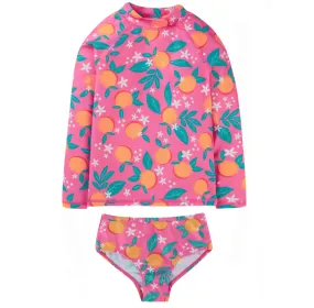 Frugi Rachel Rash Vest Set - Orange Blossom