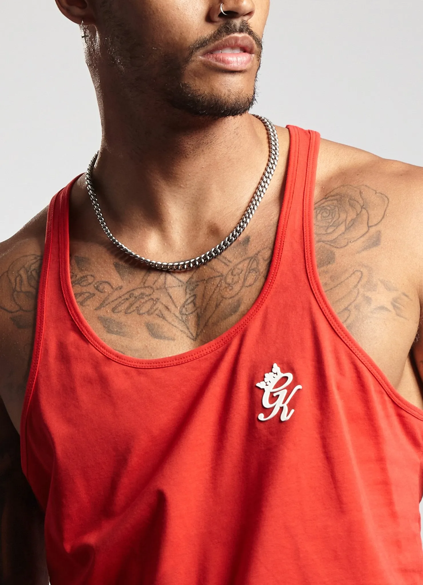 Gym King Stringer Vest - Red