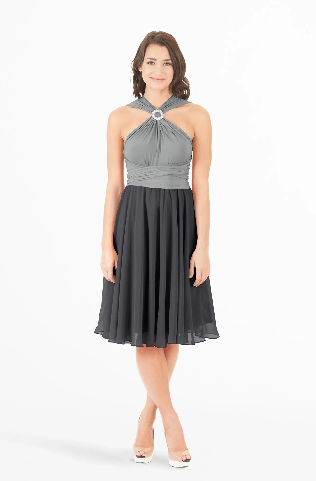 Hana Midi Chiffon - Convertible Women's Everyday Travel Skirts