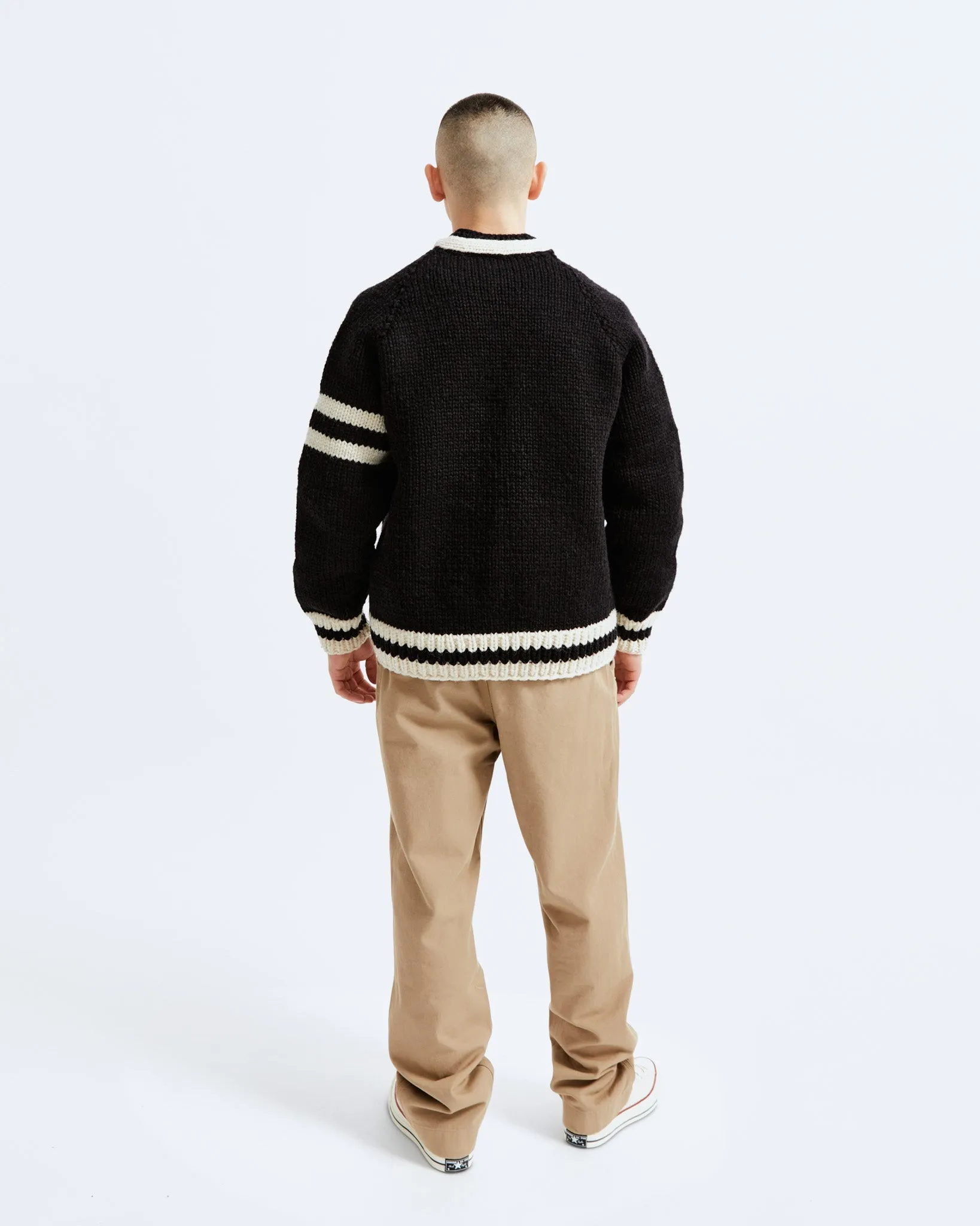 Handknit Collegiate Sweater