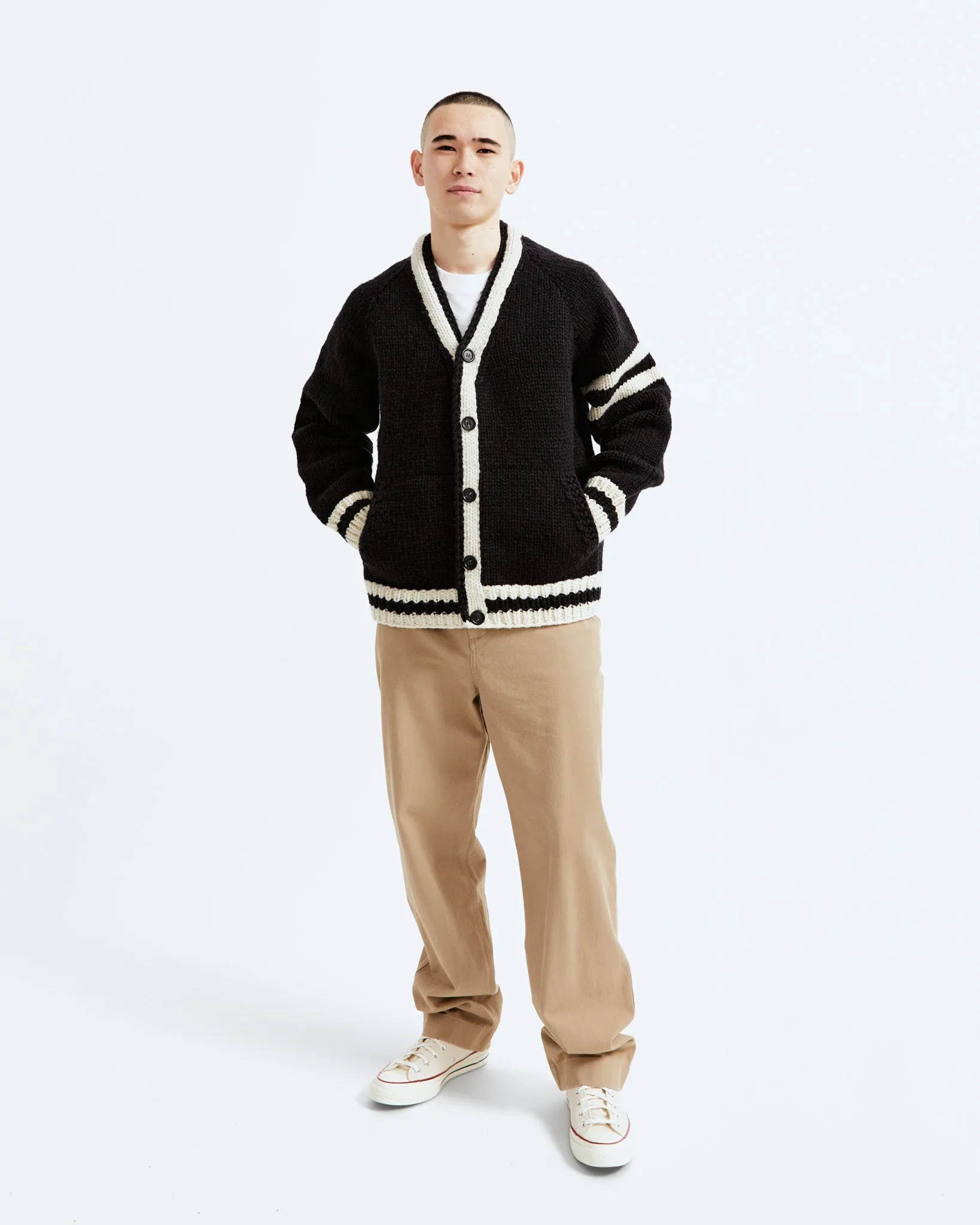 Handknit Collegiate Sweater