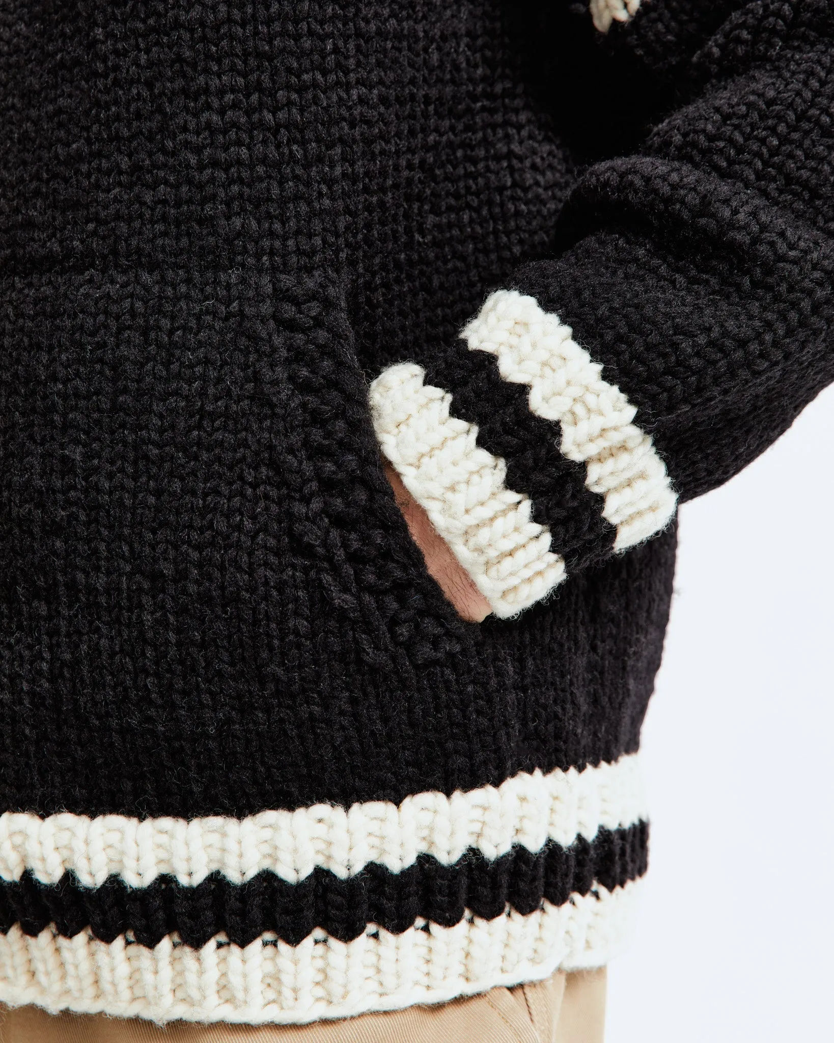 Handknit Collegiate Sweater