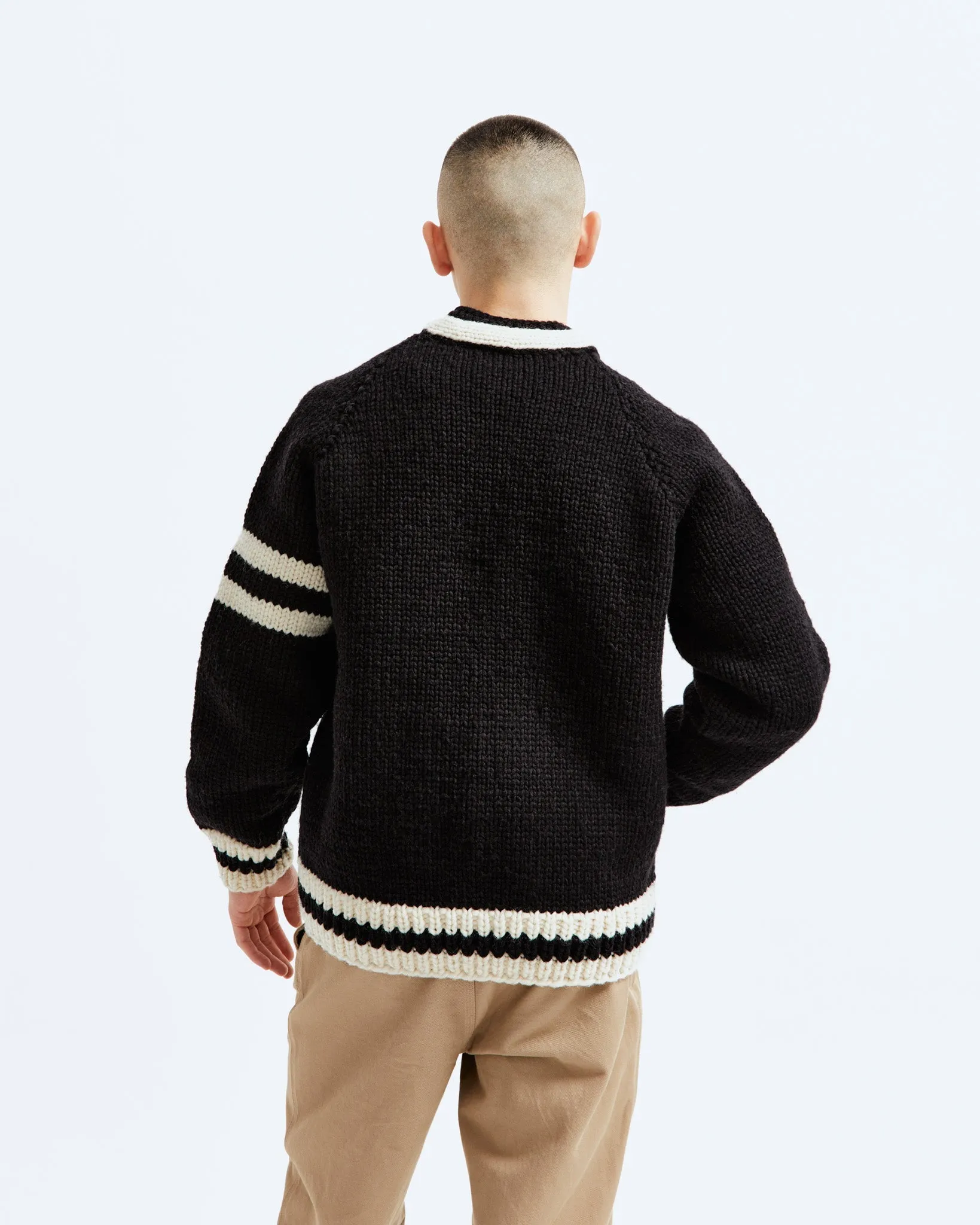 Handknit Collegiate Sweater