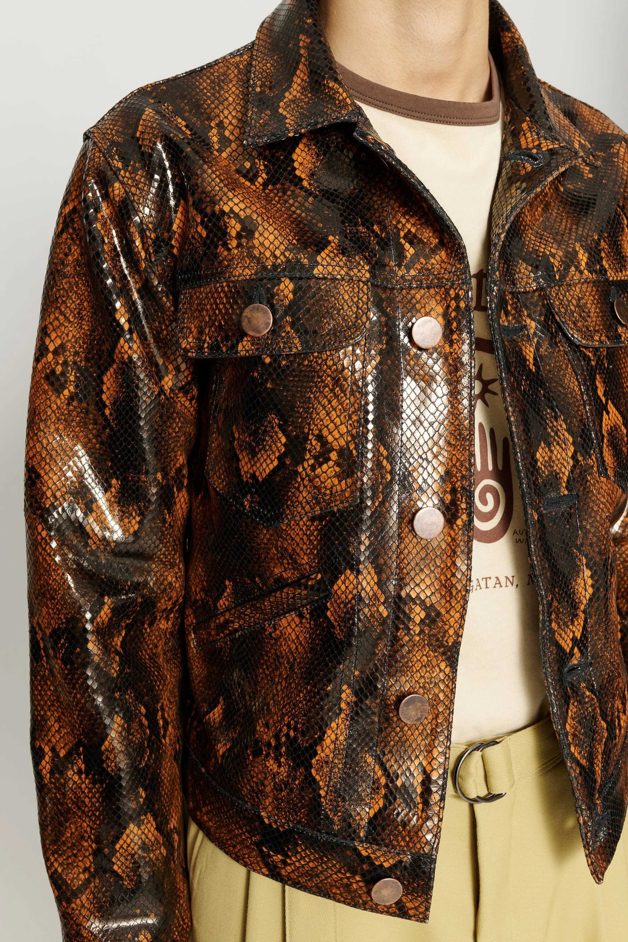 Harris Leather Trucker Jacket