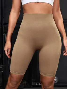 High Waist Active Shorts
