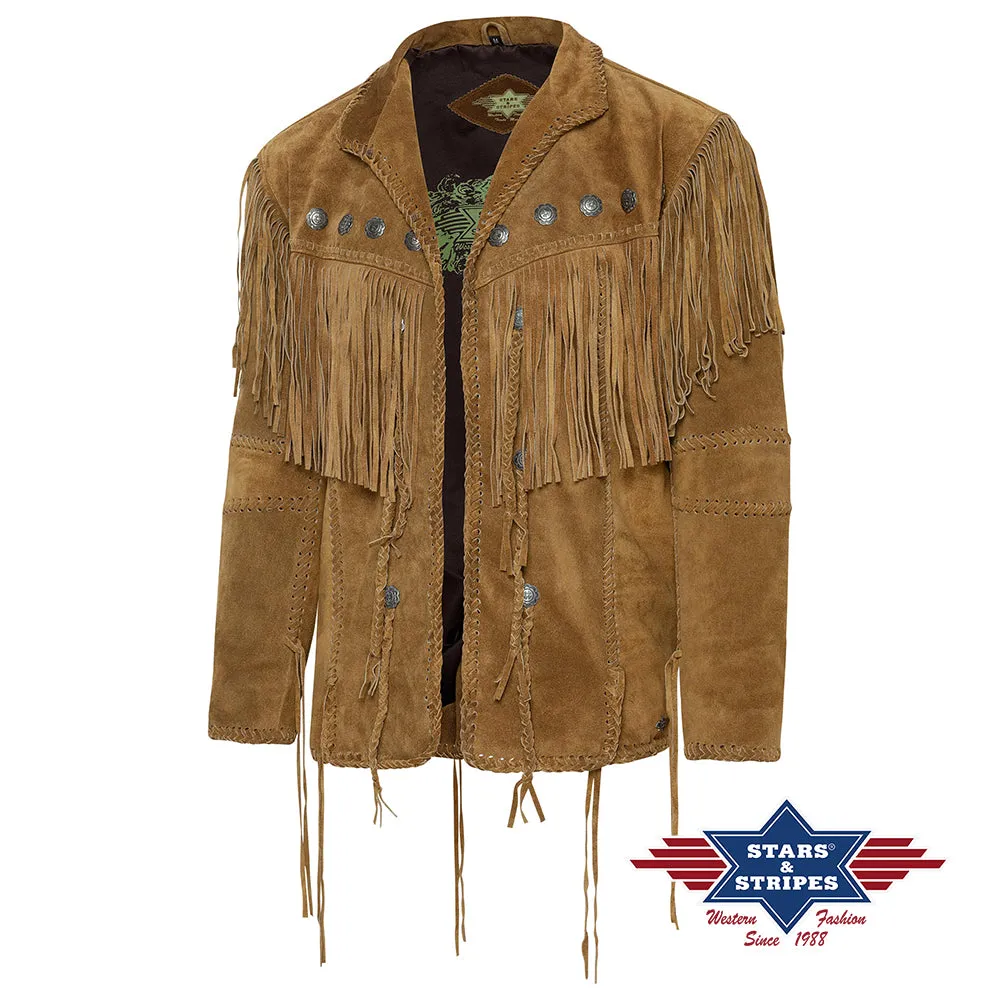 Hombre Brown Men's Western Jacket