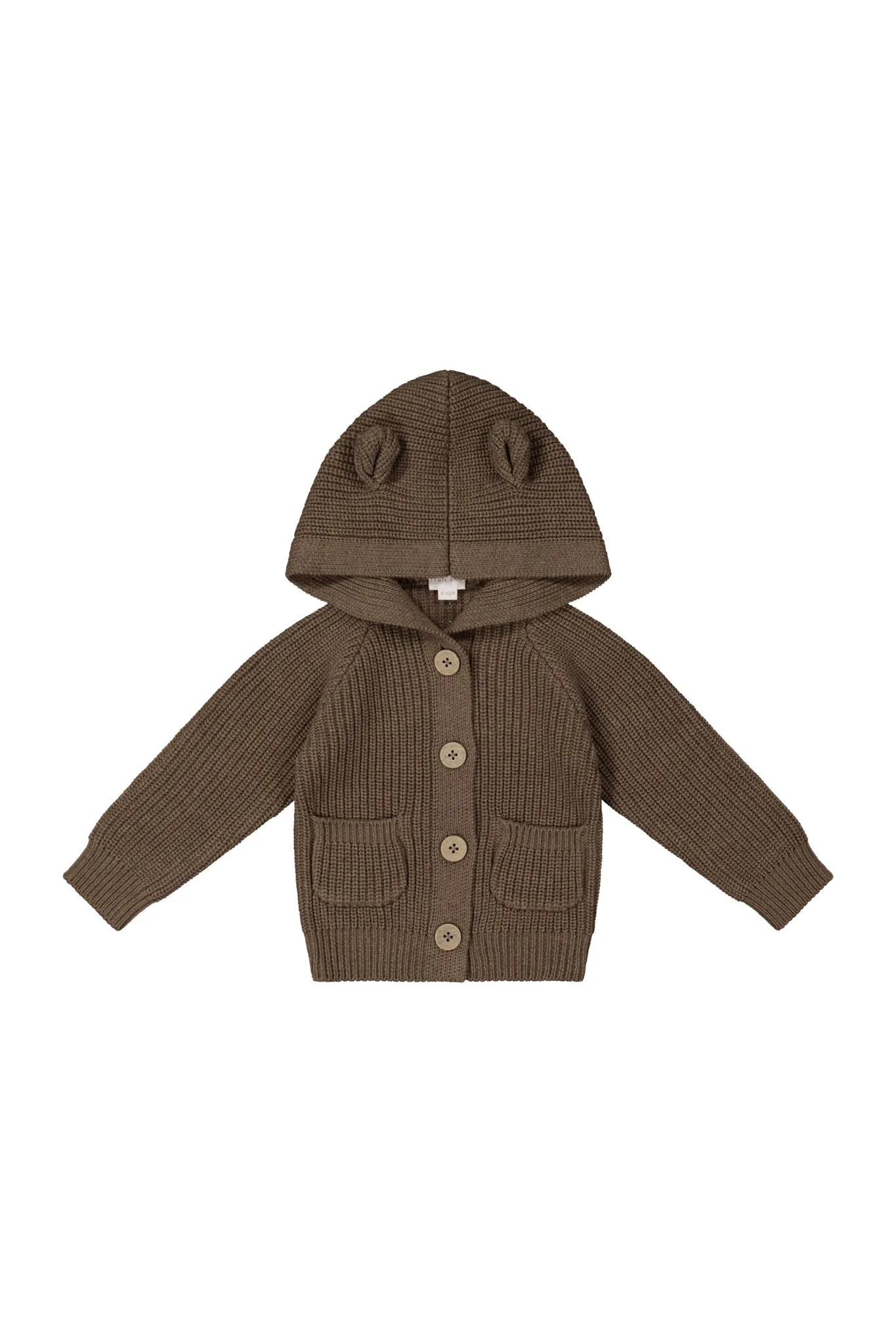 Humphrey Knitted Cardigan - Mouse Marle