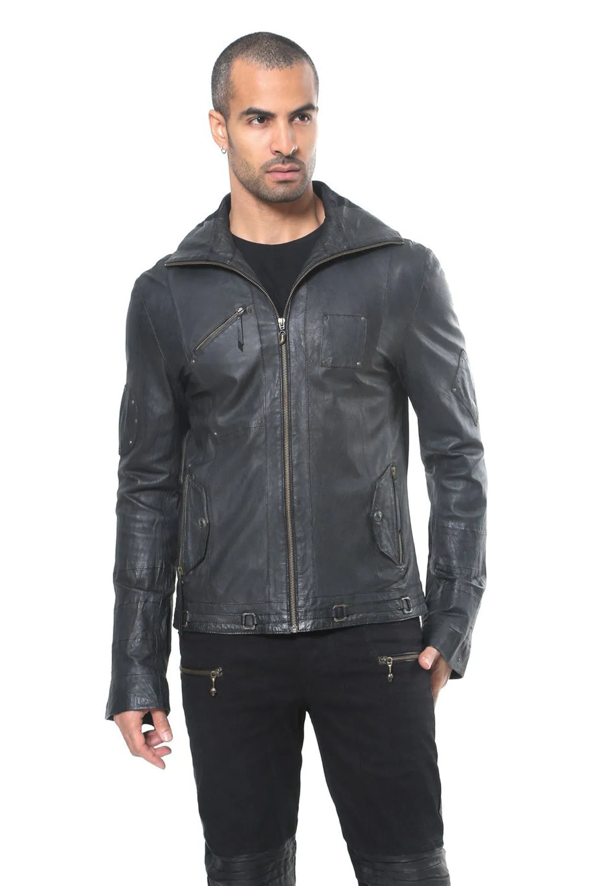 Jan Hilmer Tiger Leather Hoody