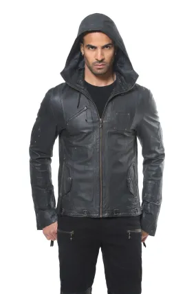 Jan Hilmer Tiger Leather Hoody