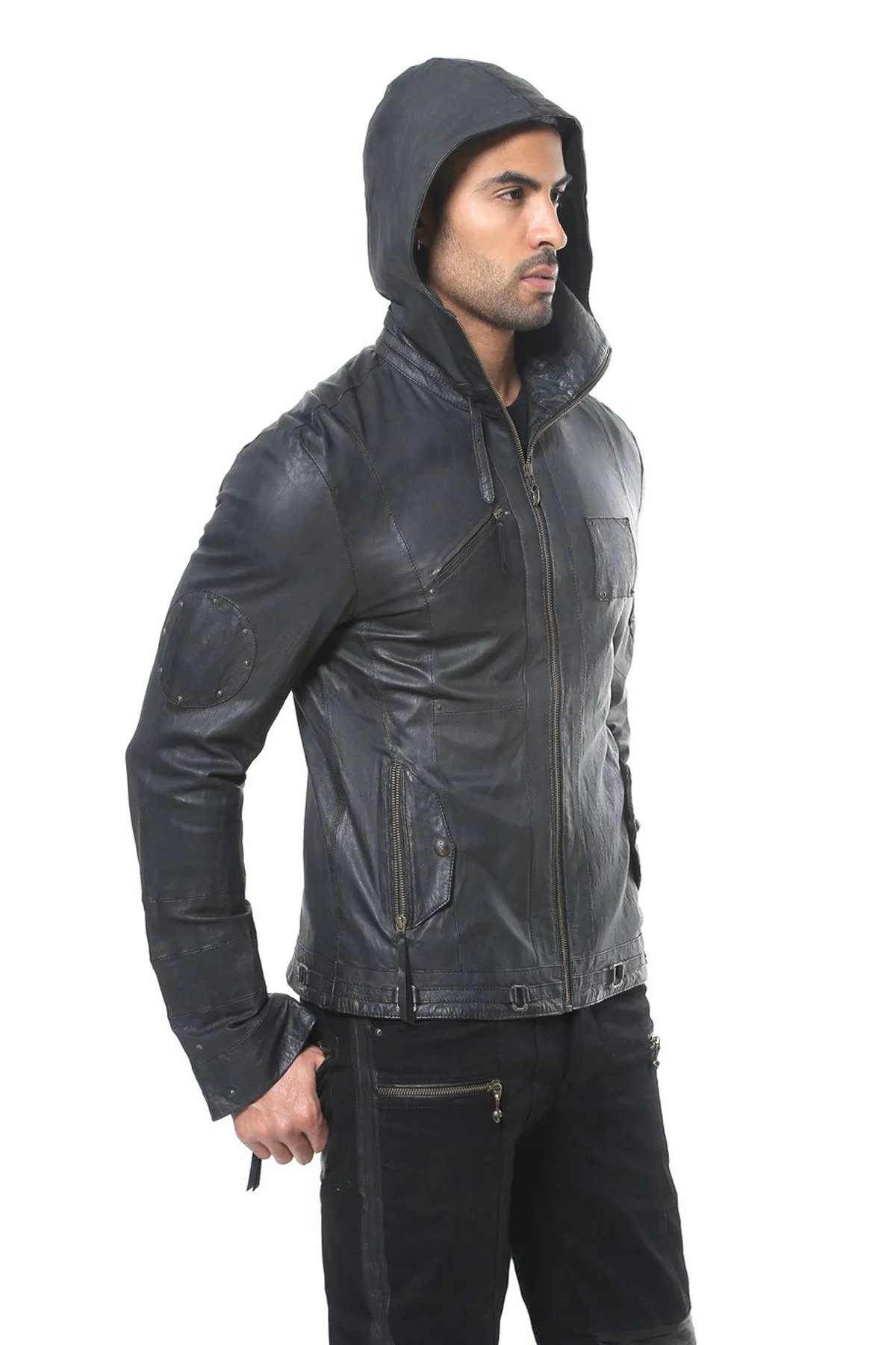 Jan Hilmer Tiger Leather Hoody