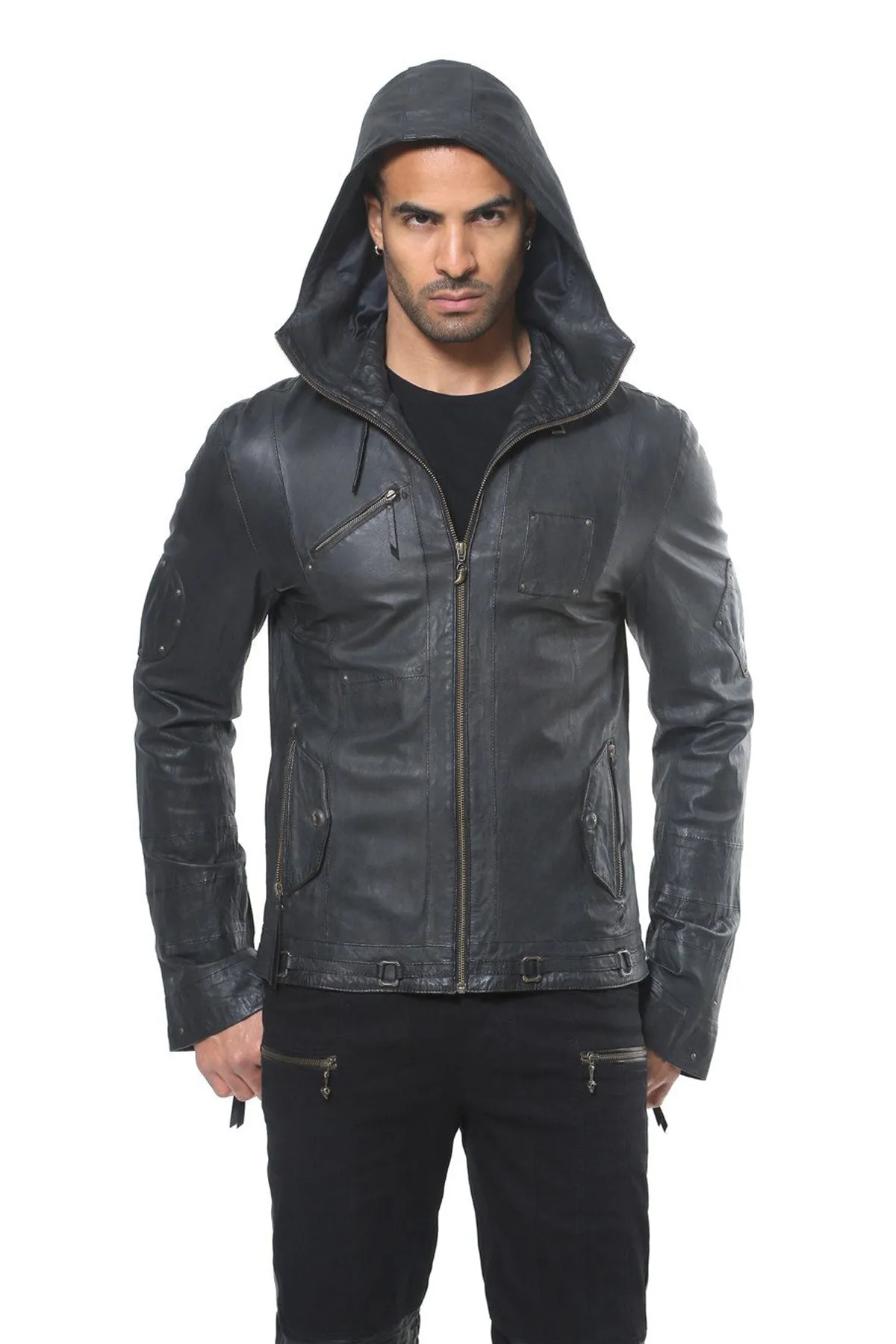 Jan Hilmer Tiger Leather Hoody