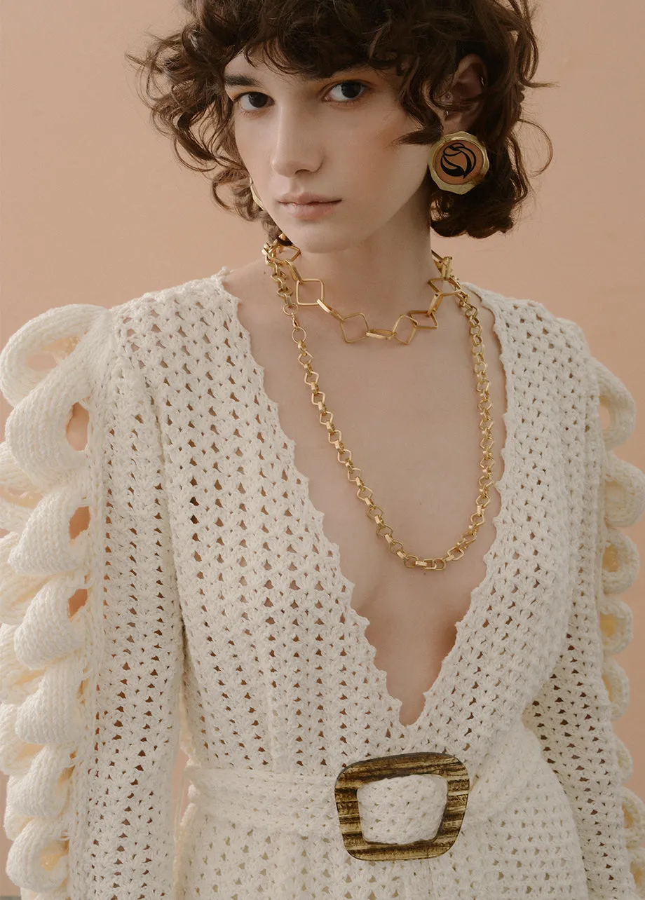 KNITTED RESORT CARDIGAN