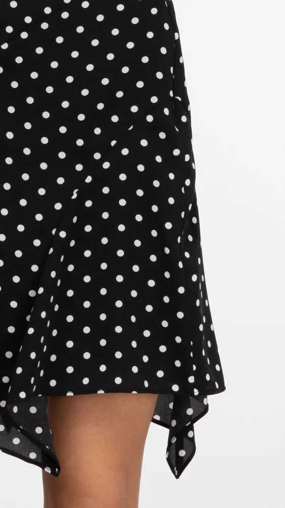 Laura Small Dot Printed Skirt