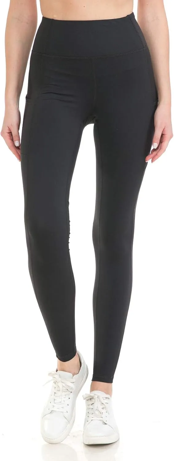 Leggings Depot High Waist Athletic Leggings for Women Tummy Control Pocket Yoga Pants