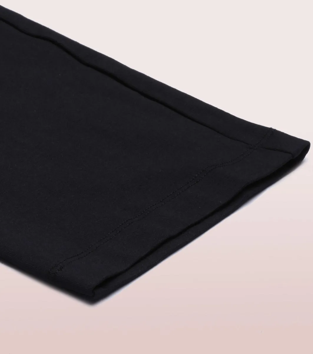 Lounge Pants | Basic Straight Leg Pants With Adjustable Drawstring And Zipper Pockets