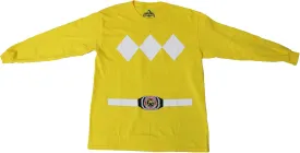 Mad Engine Mighty Morphin Power Rangers Boys Youth Halloween Costume Long Sleeve T-Shirt Tee