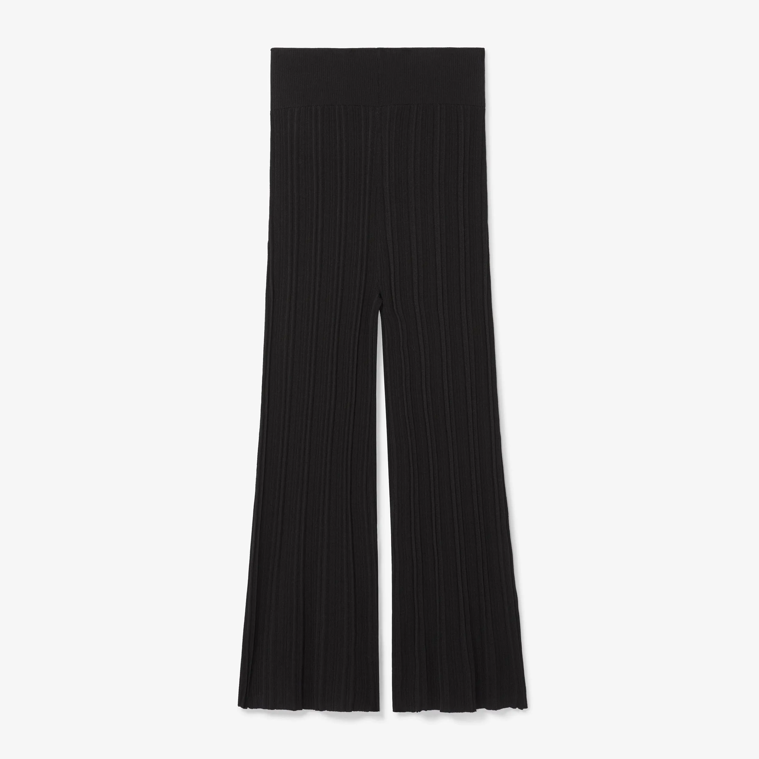 Marijane Pant - Textured Knit :: Black