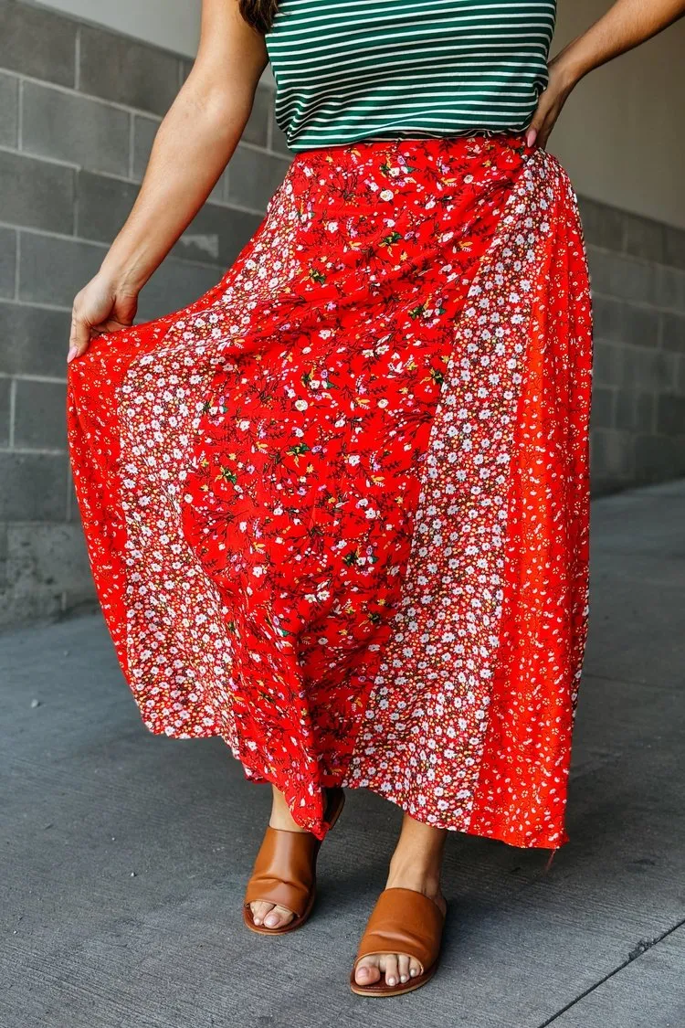 Melanie Skirt - Red