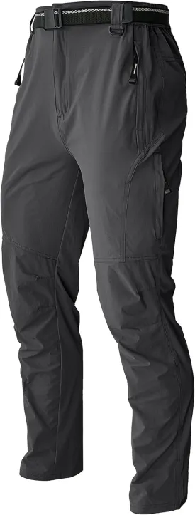 Men's Hiking Pants Quick Dry Cargo Work Lightweight Tactical Pants Stretch Waterproof Outdoor Fishing Travel Safari Pants